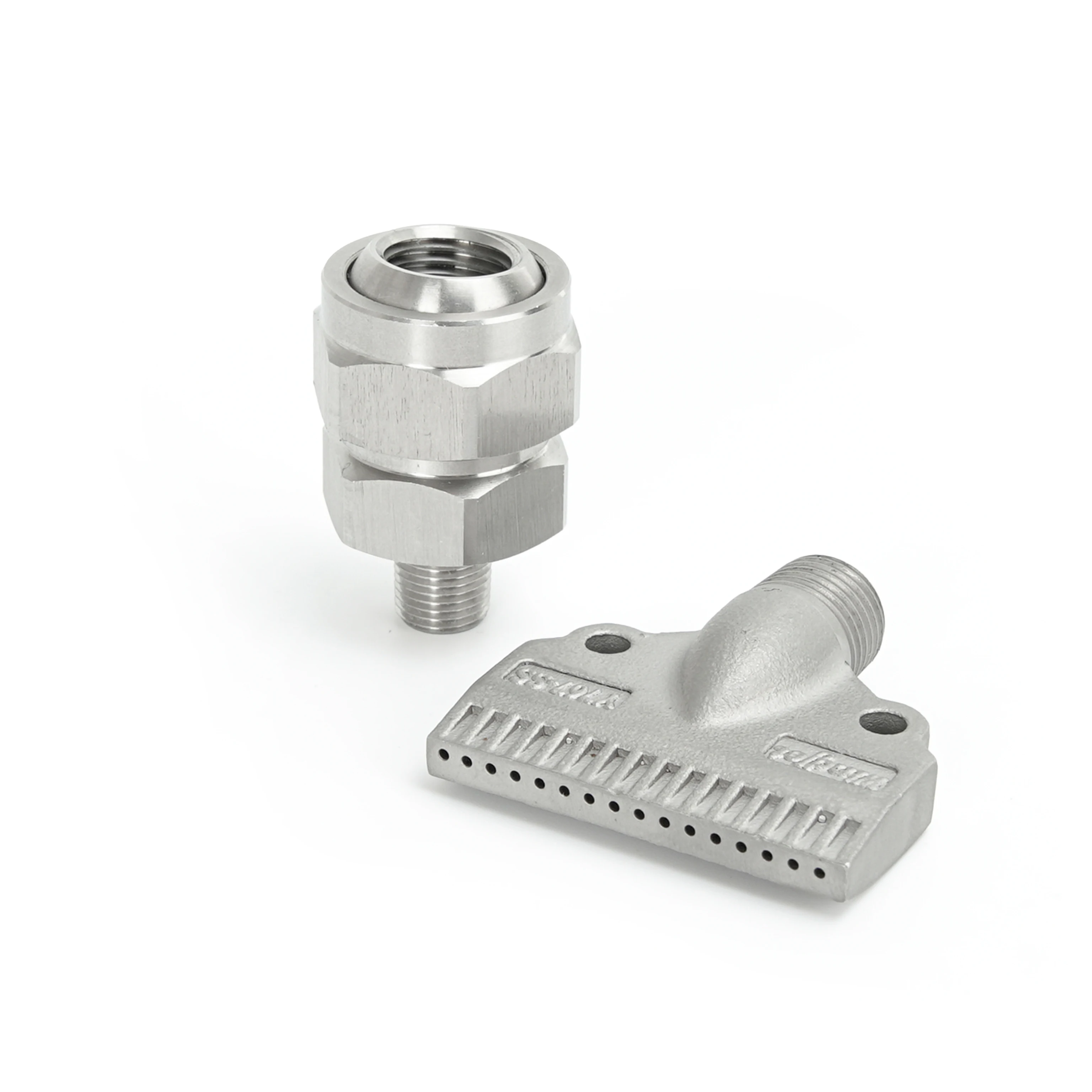 Stainless steel 155-way joint with metal blowing 16-hole, 48-hole, 20-hole water spray cleaning comb-shaped air nozzle