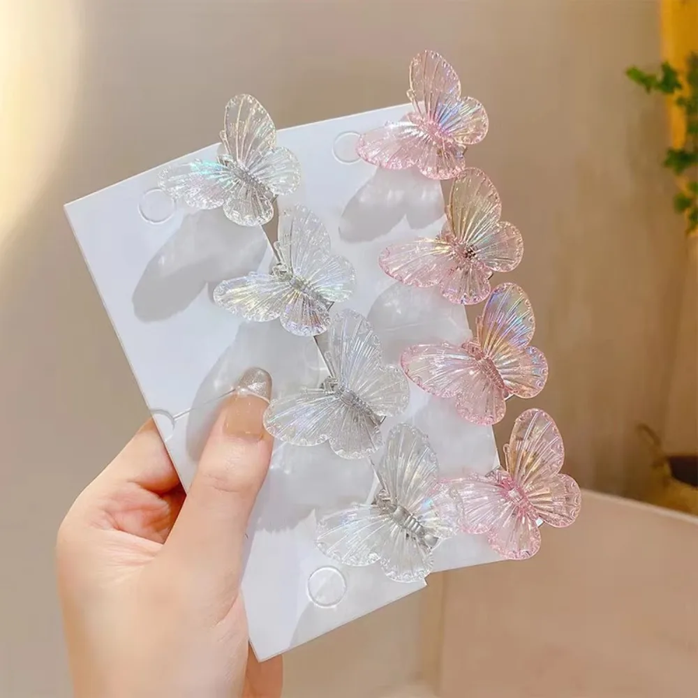 Новая милая заколка для волос в виде бабочки, мини-аксессуары для волос, заколки для челки в виде бабочки, заколки для волос в виде бабочки-русалки