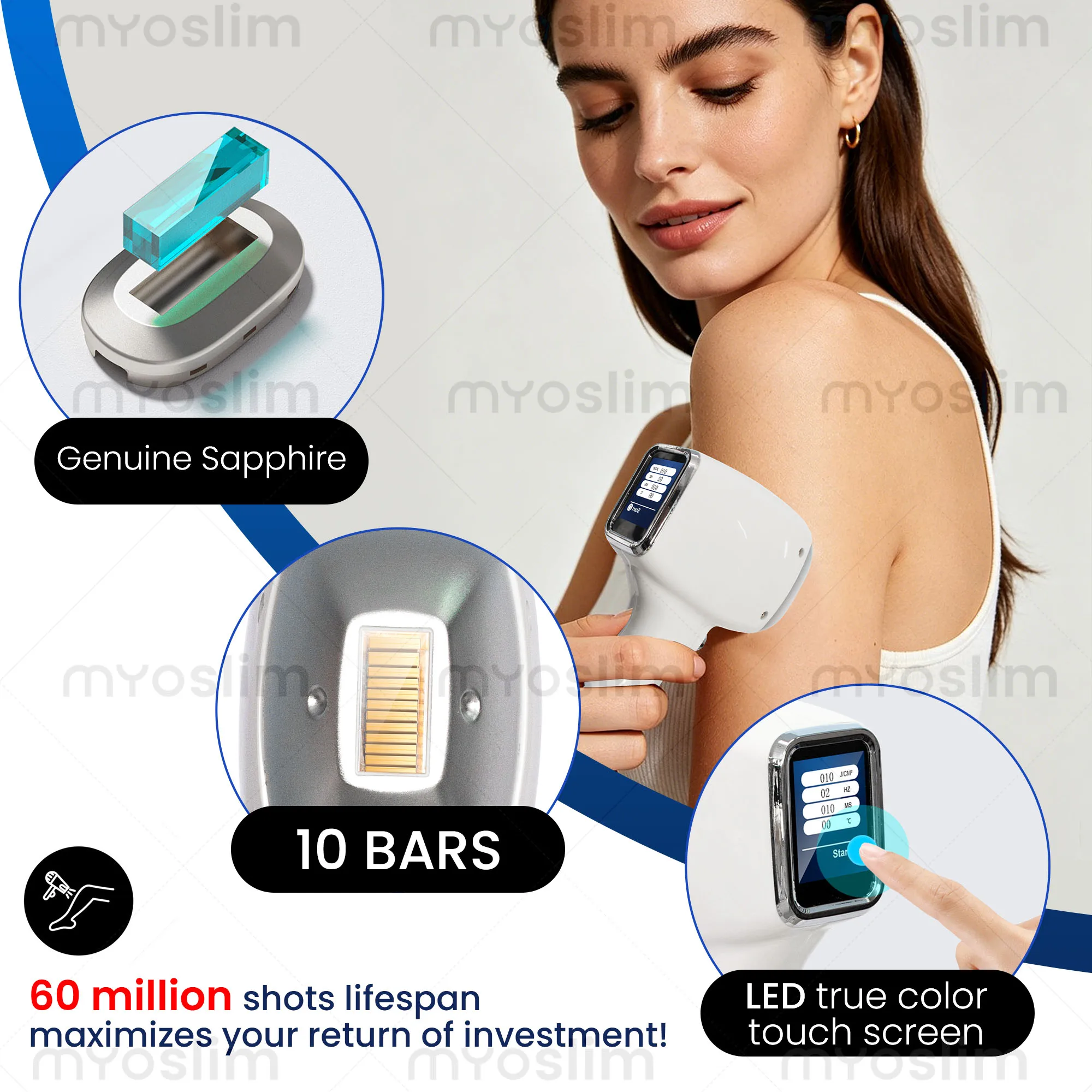 2 in 1 Lase Diode Hair Removal Machine 10 Bars Diode Lase Pico Tattoo Removal Machine Carbon Peeling Newest 4 Wavelength 755 808 940 1064NM