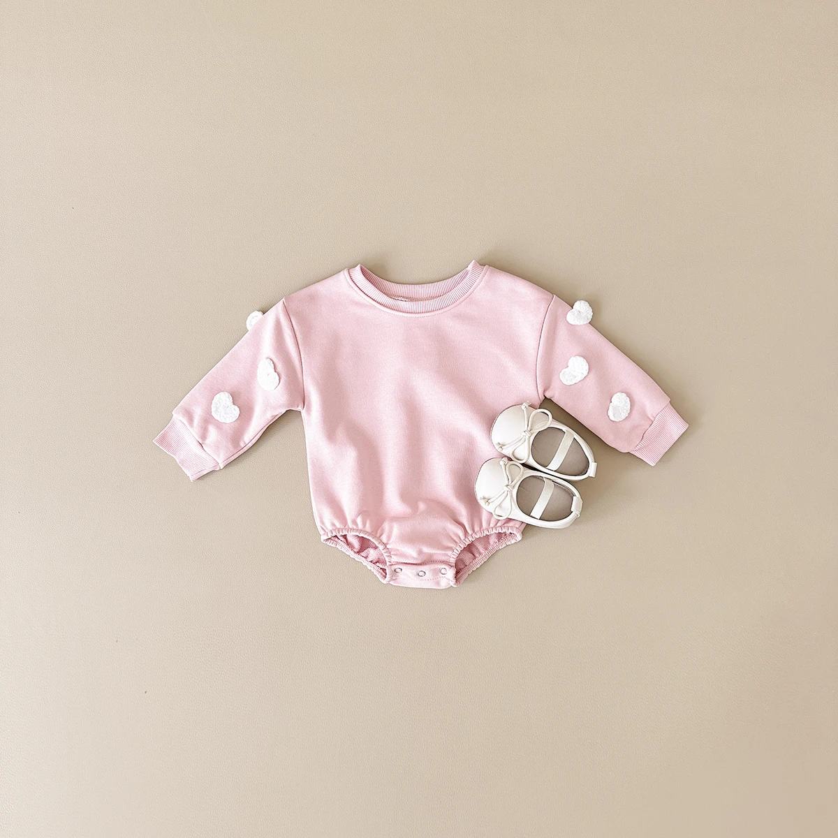 0-2Y Newborn Baby Clothes lovely Sweatshirt Romper Baby Girl Boys Long Sleeve Bodysuit Clothes Jumpsuit Spring Autumn