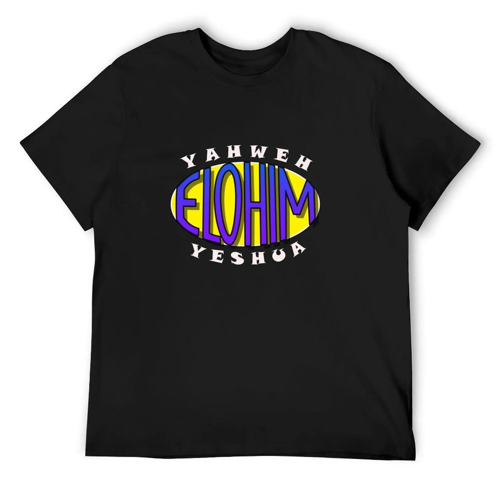 

Yahweh Elohim Yeshua T-Shirt oversized anime t shirts football t shirt Man t-shirt shirts men