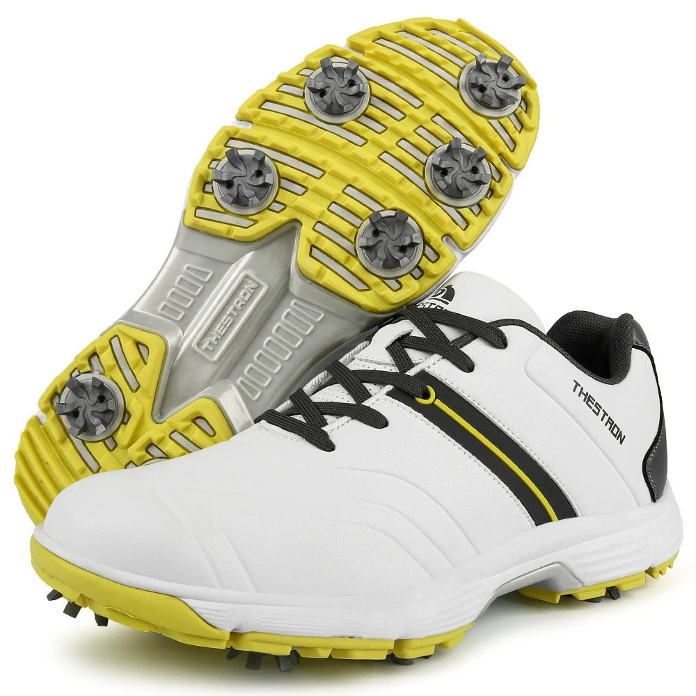 

Professional Men's Golf Shoes Waterproof Anti-Slip Training Spiked Shoes Outdoor Sports & Casual Athletic Sneakers
