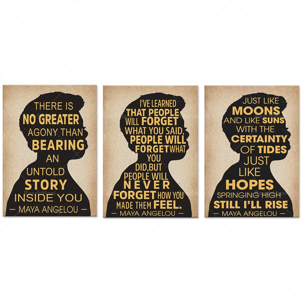 Maya Angelou Feminist Prints, Maya Angelou Quotes Vintage Poster, Maya Angelou Quotes Poster, Maya Angelou Portrait Poster