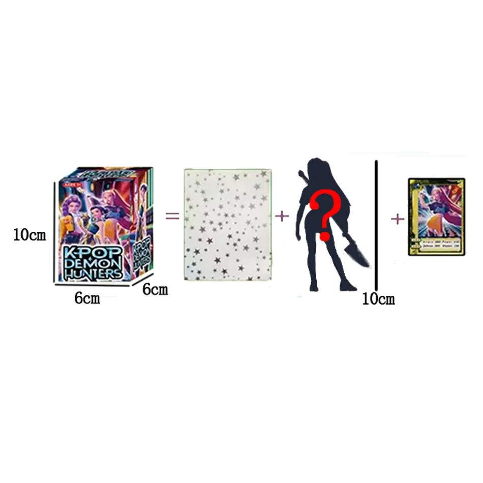 Anime Demon Hunters blind box Demon Hunters Rumi Mira Zoey Tiger Toy Desk Decoration Statues Ornament Kid Christmas Gifts
