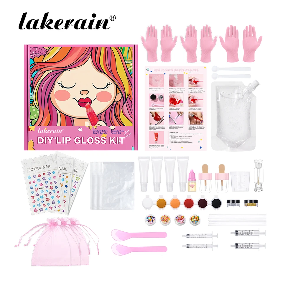 DIY Lip Gloss Making Kit Complete Tools Set