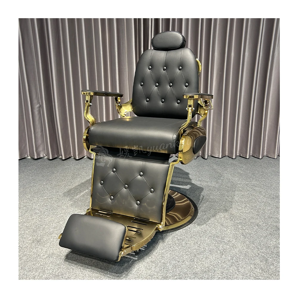 High-end Salon Vintage Men\'s Barber Chair Barber Shop Hair Salon Dedicated Barber Styling Chair