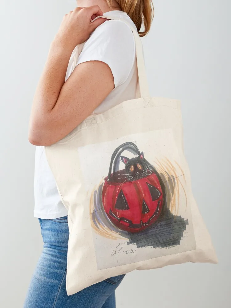

Spooky Cat 2020 Tote Bag tote bags men Women's shopping bag tote bag men female