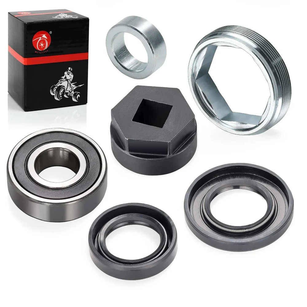 Steering Stem Bearing Seal Holder Nut & Removal Tool For YAMAHA Big Bear Grizzly Kodiak Warrior Raptor Wolverine 350 YFZ450 YFB