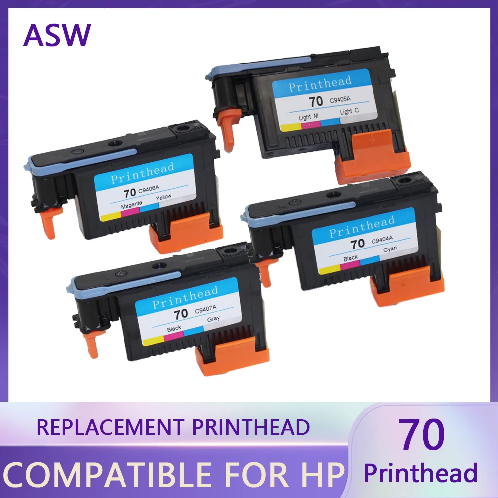 Compatible for hp 70 print head replacement for hp70 printhead C9404A C9405A C9406A C9407A Designjet Z2100 Z5200 Z3100 Z3200