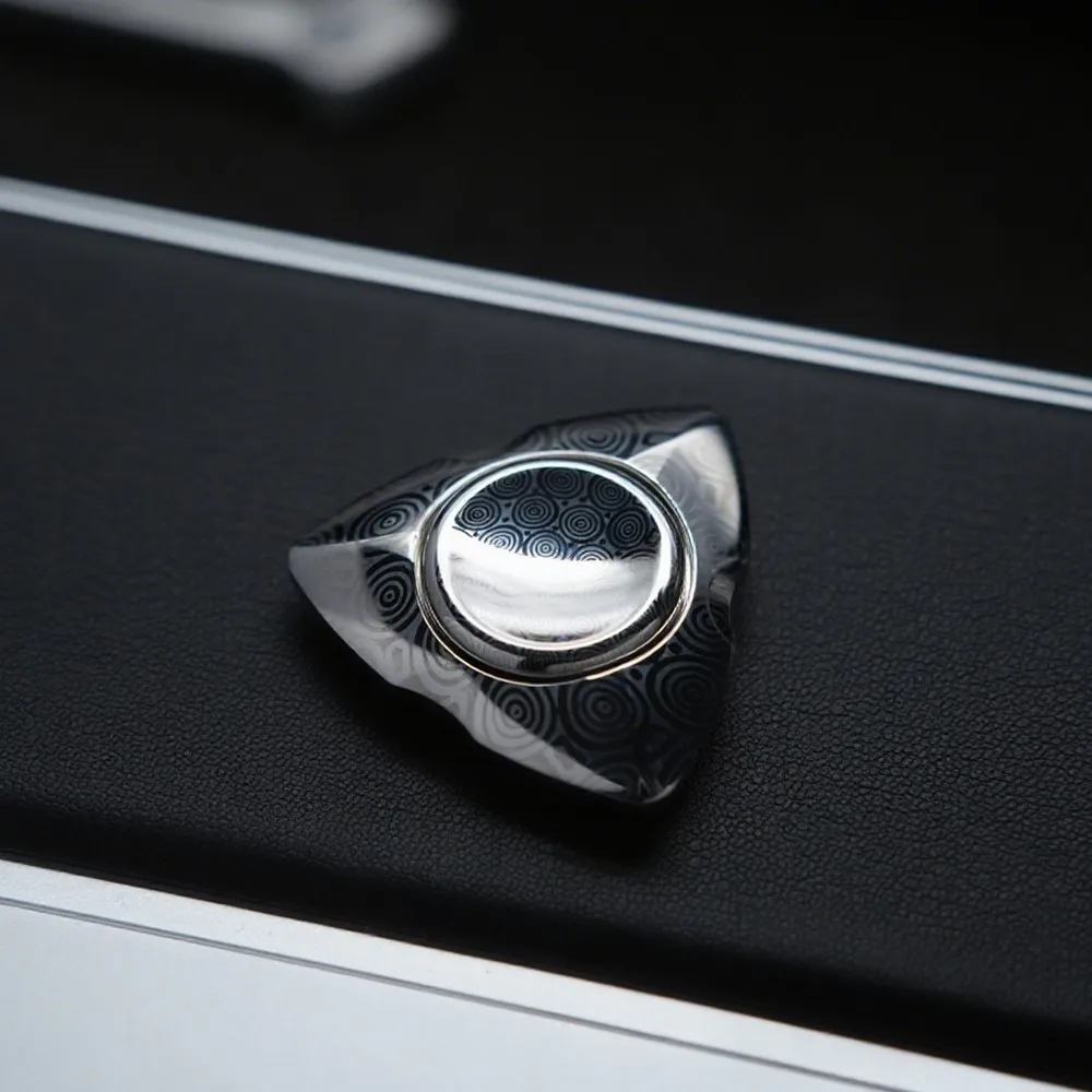 Reloj de arena EDC HighLight S2 Fidget Spinner, juguetes portátiles de ansiedad para oficina, Spinner de tres palas para adultos