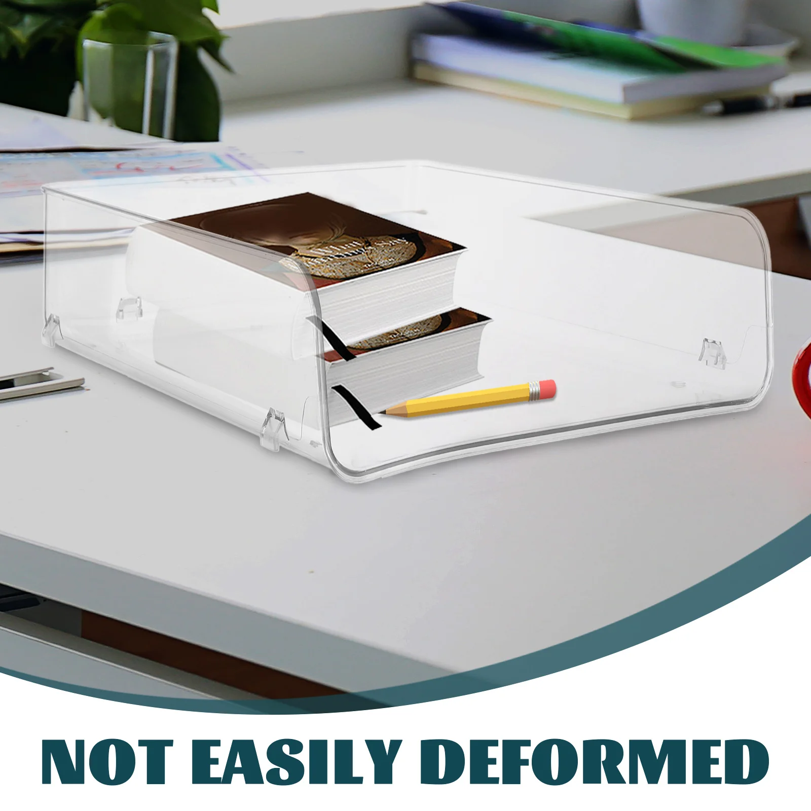 File Storage Transparent Desk ganizer Home Use Home Use Sundries Storage ganizer PET Material Multipurpose Office Supplies