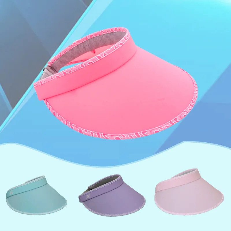 2022 Spring/Summer New Sunshade Hat Ice Silk Empty Top Hat Riding Versatile Sun Protection And UV Protection Sun Hat