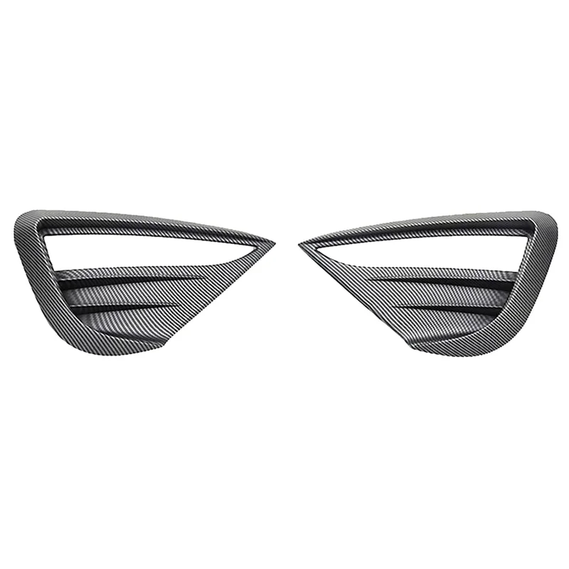 For Tesla Model Y 2021 2022 2023 Car Fog Lamp Spoiler Blade Trim Protective Cover Decoration Sticker Accessories