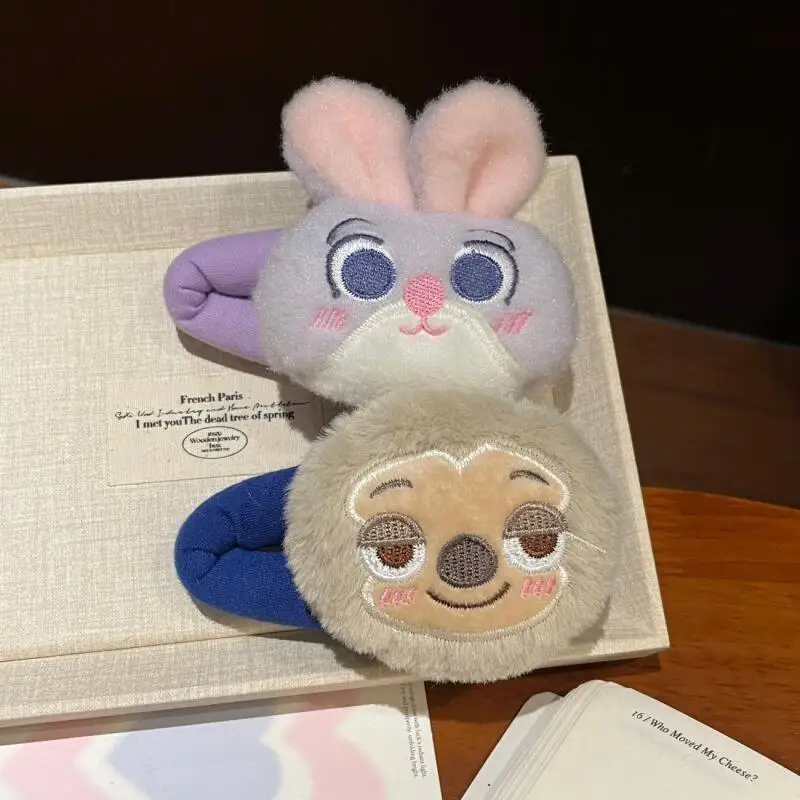 Универсальная заколка для волос Disney Zootopia Judy Hopps, кавайный мультфильм, милая заколка с челкой, креативный подарок на день рождения и Рождество для девочек
