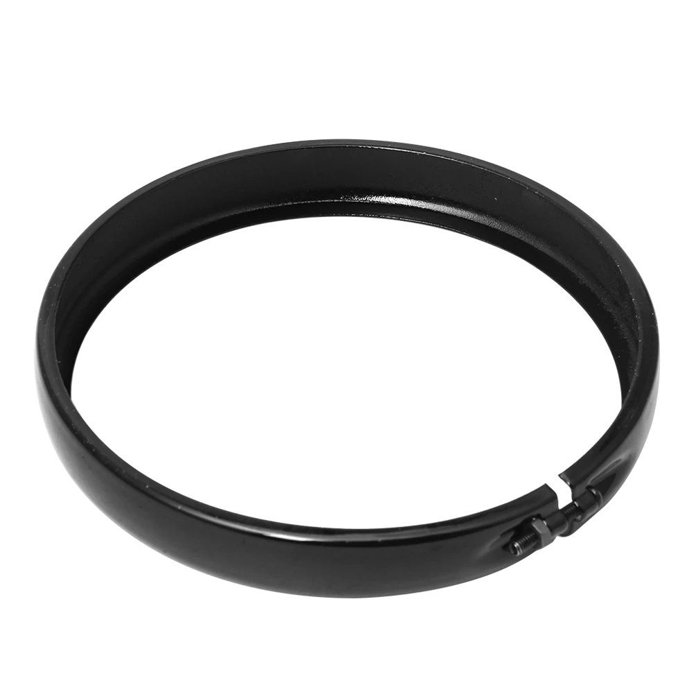 Motorcycle Black 5.75\'\' Headlight Headlamp Trim Ring For Harley Sportster Iron XL 883 1200 Dyna Softail Street Bob
