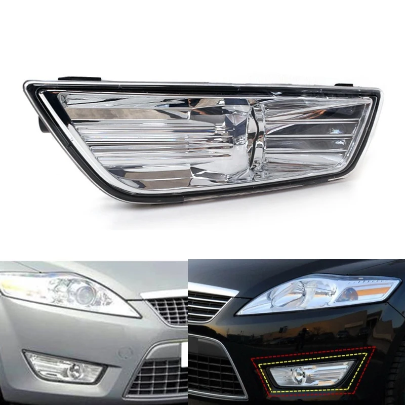 

LED DRL For Ford Mondeo MK4 2007-2010 Daytime Running Lights Daylight Fog Light Front Bumper Fog Light Reflector With Bulb