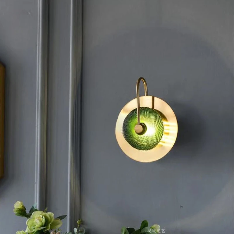

Living room bedroom bedside wall lamp hotel lobby corridor aisle wall lamp homestay designer light luxury wall lamp simple