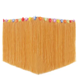 Luau العشب الاستوائي الجدول تنورة هاواي حزب الزينة حولا تنورة تيكي هاواي الصيف الشاطئ حفلة عيد ميلاد أفضل 8 هدايا تذكارية من فئة هاواي للمبيعات - رقم 4