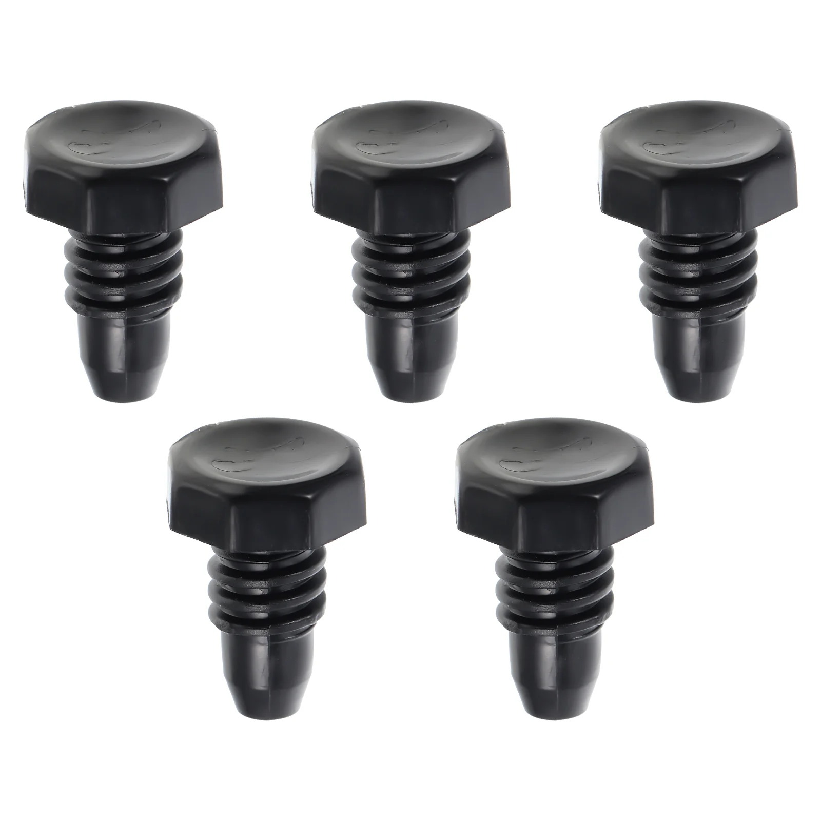 

5 Pcs Pool Cue Billiard Accessories Wear-resistant Bottom Protective for Plastic Replacement