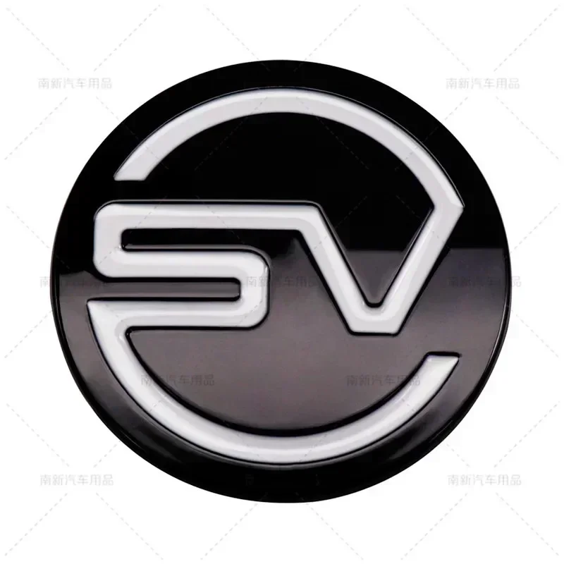 3D Metal SV Logo Car Rear Trunk Emblem Badge SVR Sticker Decals Accessories