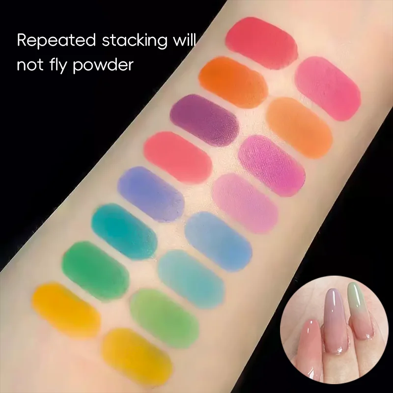 Kleuren Solid Rubbing Powder N - Nail Art Ombre Glitter recensie en prijs