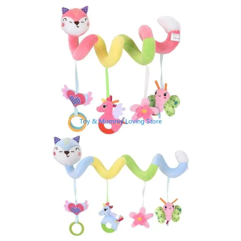 Y1QF autostoelen speelgoed voor baby's pluche speelgoed babywieg Kangen Rammelaars Infant Worm