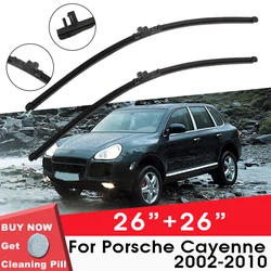 Car Wiper Blade Front Window Windshield Rubber Silicon Gel Refill Wiper For Porsche Cayenne 2002-2010 26