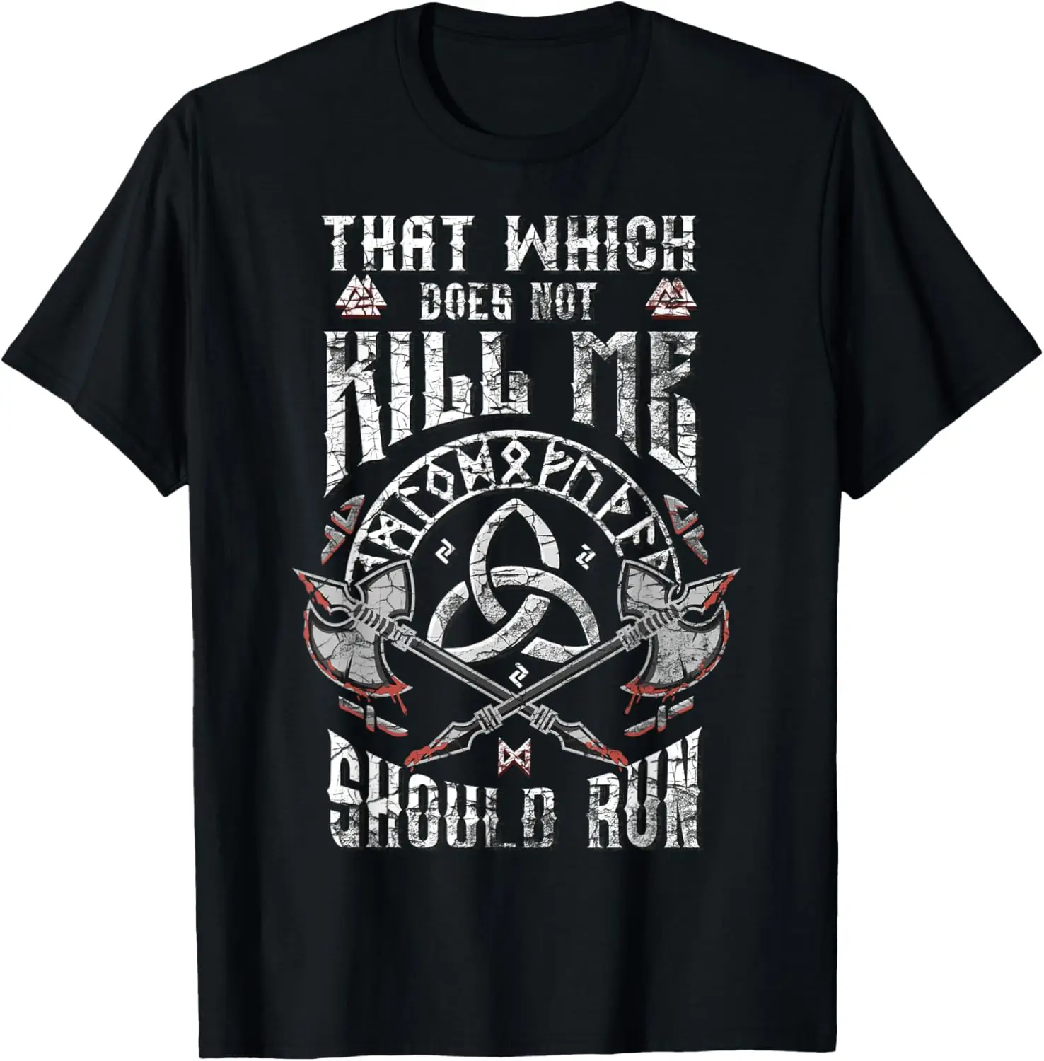 Nordic Warrior Tribe Norse Mythology Valhalla T-Shirt 100% Cotton O-Neck Short Sleeve Summer Casual Mens T-shirt Streetwear