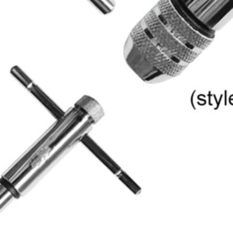 

Adjustable T-Handle Ratchet Tap Wrench Reamer Hand Manual Holder Wrench Metric M3-M8 M5- T-shaped Tap T-Tap Ratchet Wrench