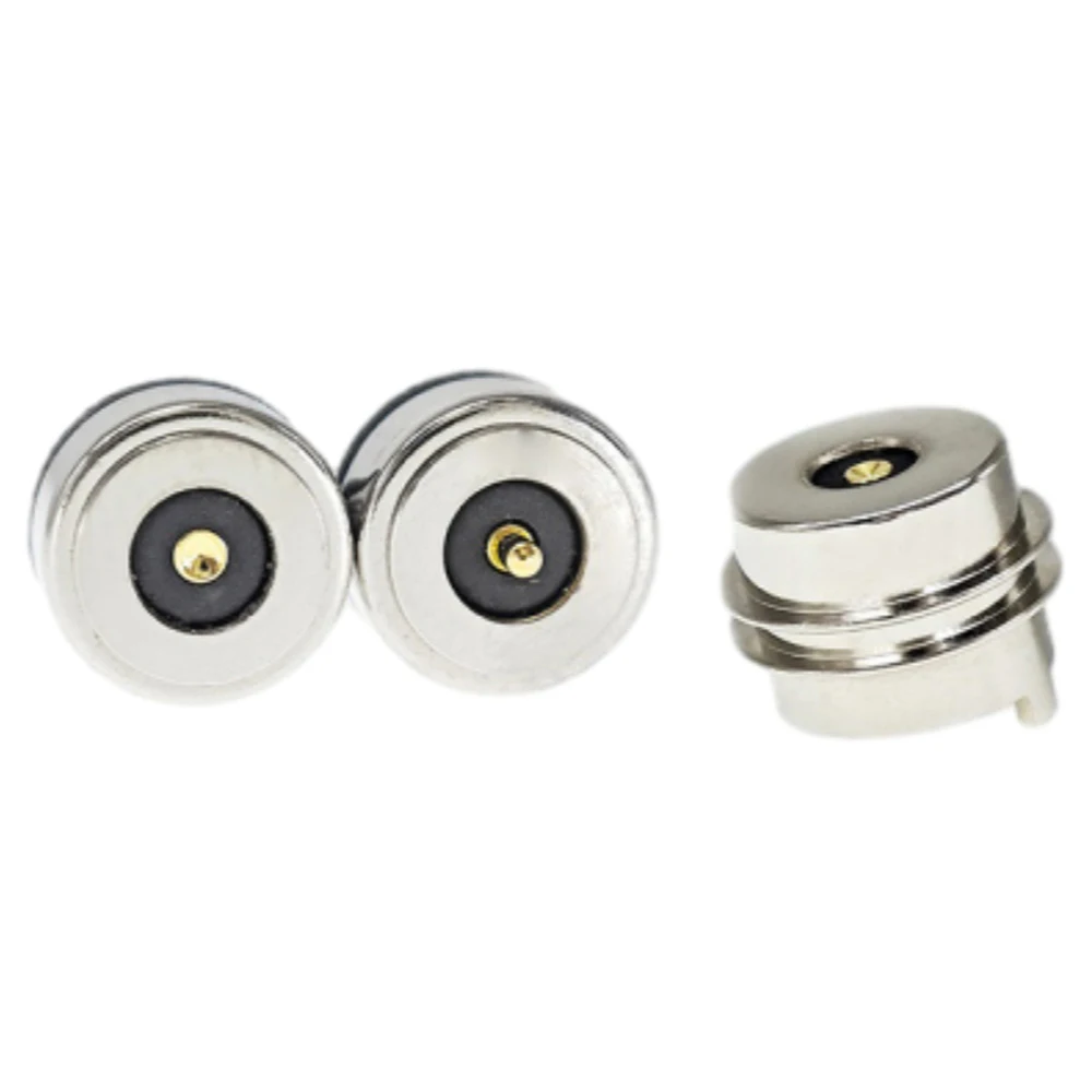 1Pcs 8mm 3A Circular Shape Magnetic Pogo Pin Connector Male/Female Probe DC Power Charging IP54 Waterproof