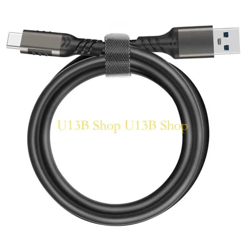 كابل الشاحن U13B USB C ، 3A FAST USB C Cable 10GBPS DATA SYNC USB A TO TYPE C