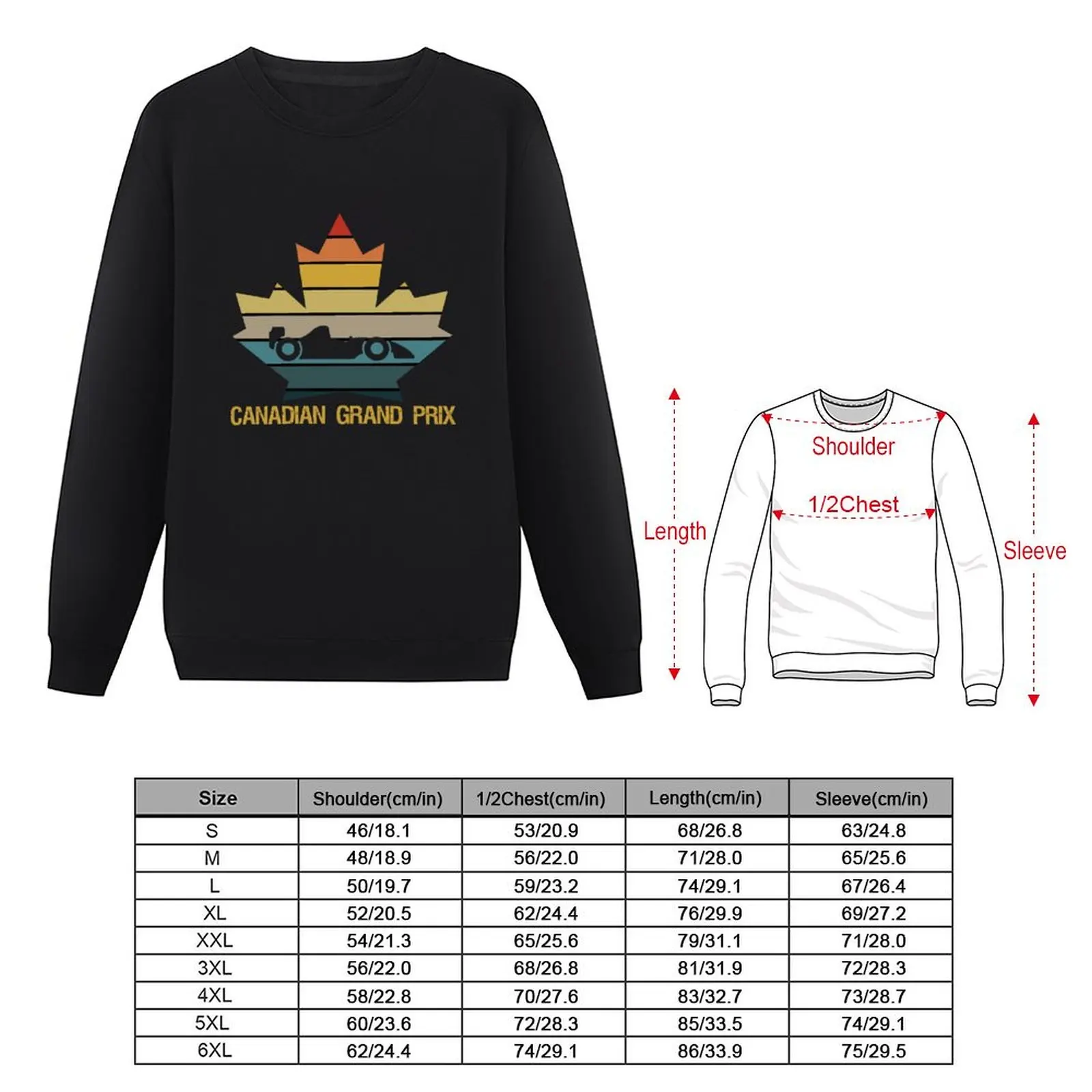 Canadian Grand Prix Canada Motorsport Racing Car Pullover Hoodie men's sweat-shirt autumn sweatshirt