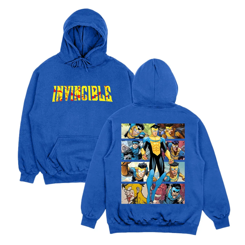 Invincible Hoodies Invincible Mark Superhelden Unisex Sweatshirt Omni-Man Invincible Kleidung Perfektes Geschenk für Comic-Liebhaber Pullover – Detail 8