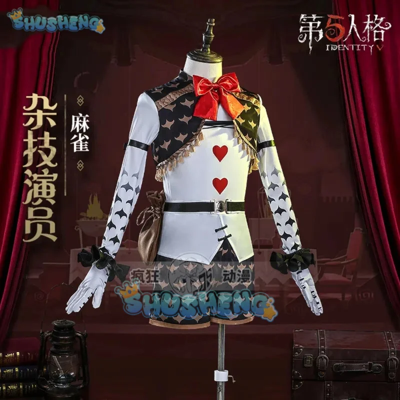 

Shusheng Identity V Mike Morton Acrobat Cosplay Costume Cos Game Anime Party Uniform Hallowen Play Role Clothes Clothing