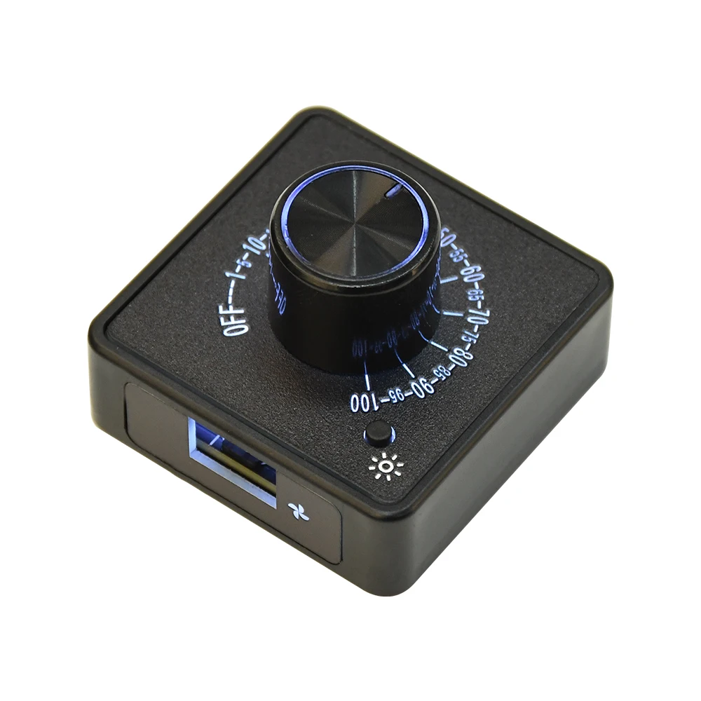 DC5521 Type-C PWM سرعة تحكم تيار مستمر 24 فولت 12 فولت 5 فولت 4Pin محافظ المروحة PD QC شحن سريع إمدادات الطاقة لتقوم بها بنفسك مشعاع تبريد المياه