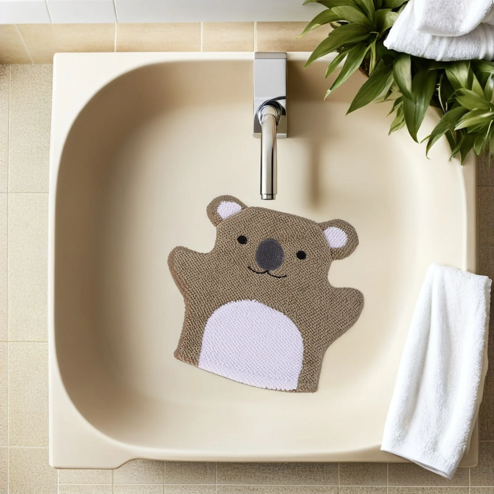 Guante exfoliante para niños, guantes de baño de animales para lavar el cuerpo, diseño de dibujos animados, exfoliante profundo, guante de ducha, exfoliante para niños, 5 uds.