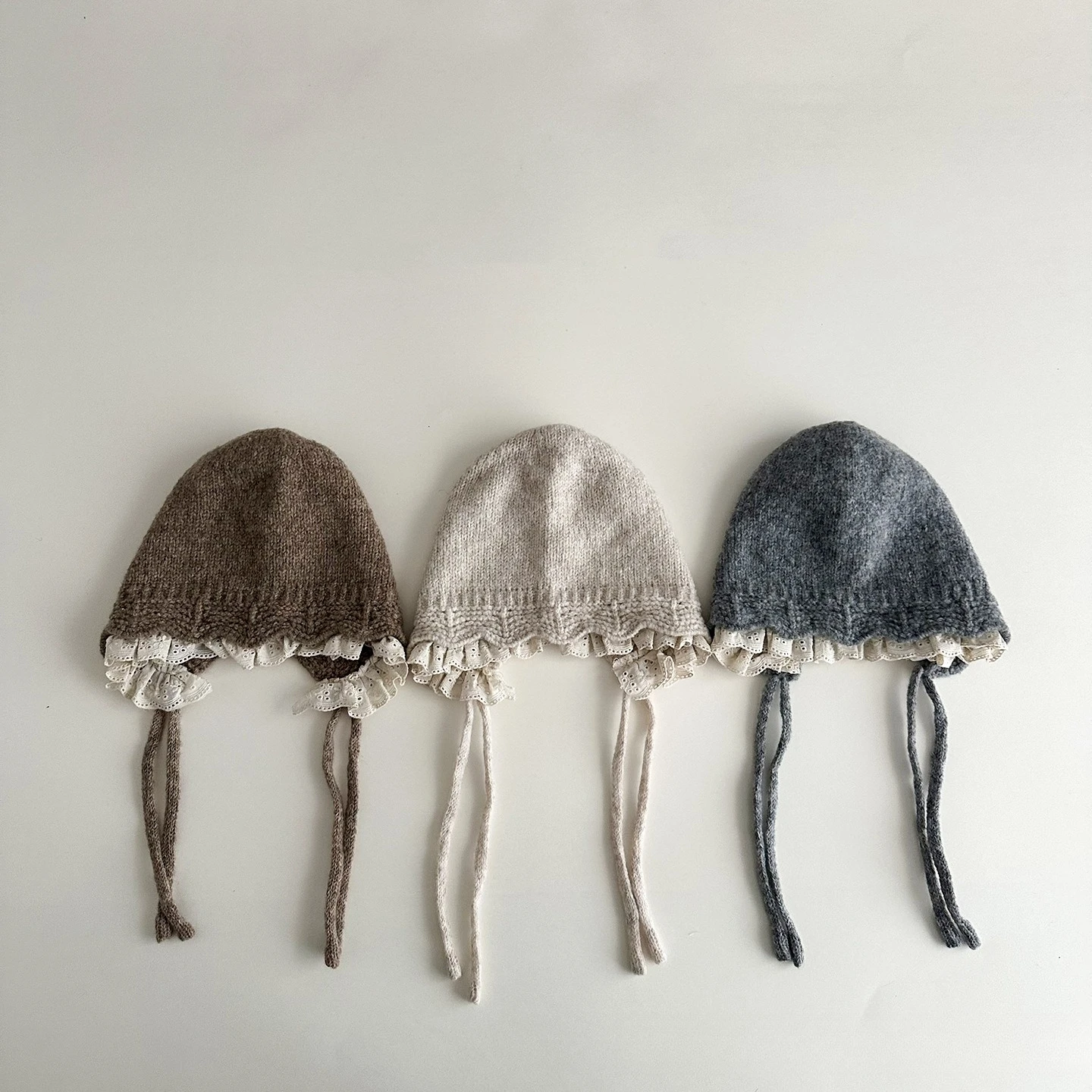 1-4 Y الشتاء محبوك إيرفلاب قبعة للطفل لطيف Pompom طفل غطاء حماية الأذن الكورية بلون الاطفال صبي فتاة قبعة بونيه #2