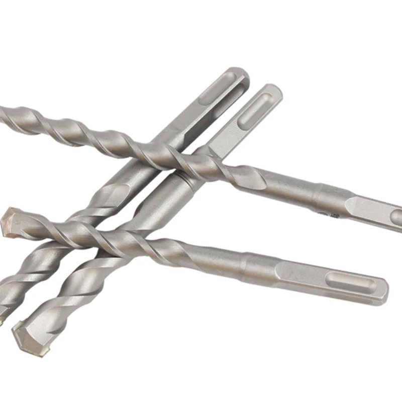 Broca de martelo elétrico para tijolos de concreto e telha de mármore, aço cromado, alça quadrada, 6mm, 8mm, 10mm, 12mm, 14mm, 16mm, 20mm, 1Pc