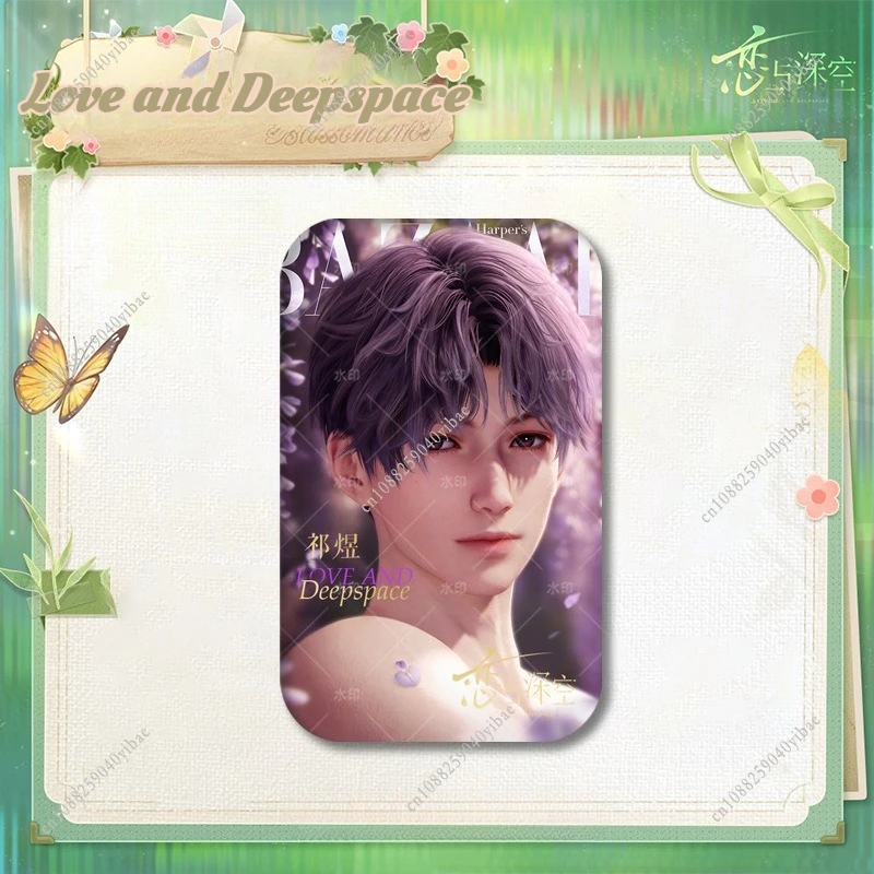 핫 러브 앤 딥스페이스 실루스 라파엘 칼렙 자비에르 제인 애니메이션 코스프레 스프링 원형/직사각형 배지 브로치 핀 컬렉션 선물