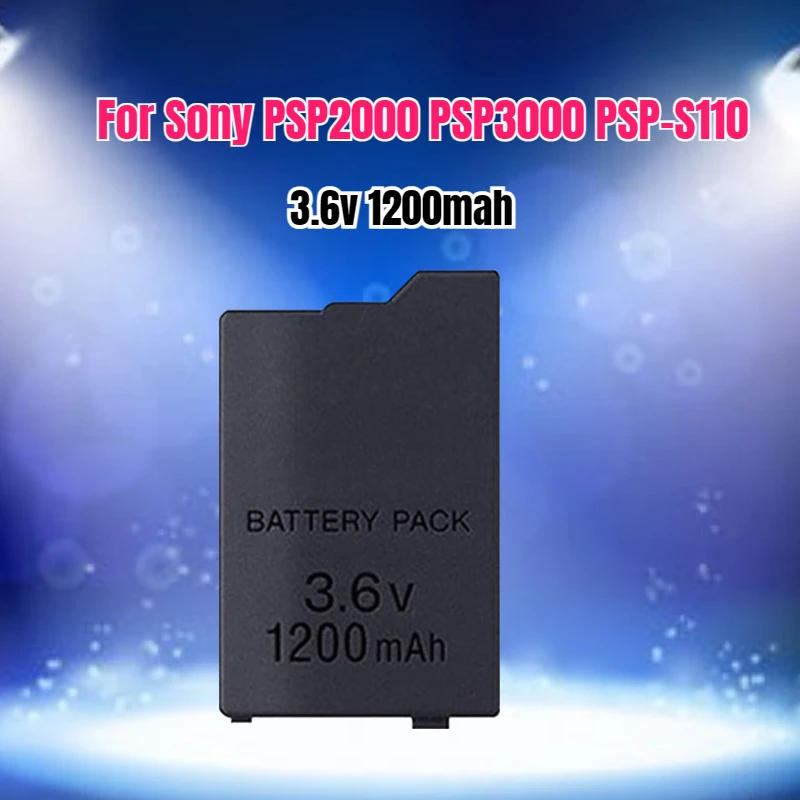 

3.6v 1200mah Rechargeable Battery PSP2000/3000 Charger for Sony PSP2000 PSP3000 PSP-S110 FOR PlayStation Portable Gamepad