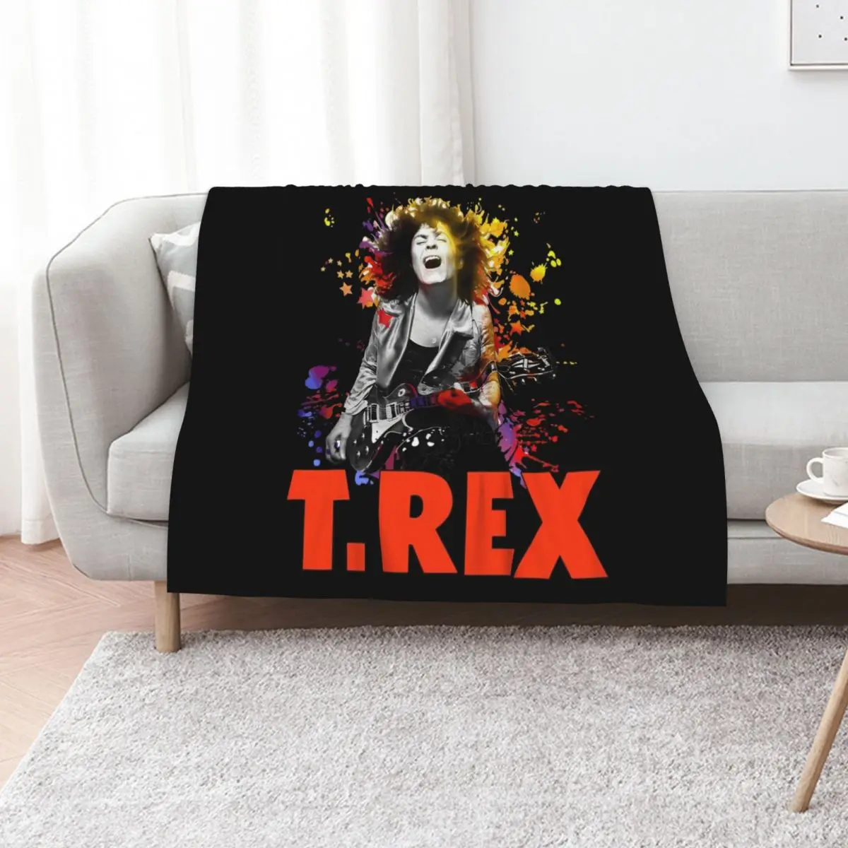 T. R.ex Rock Band M.arc Bola.n Cool Top Throw Blanket Single Bed Fashionable Sofa Luxury St Soft Blankets