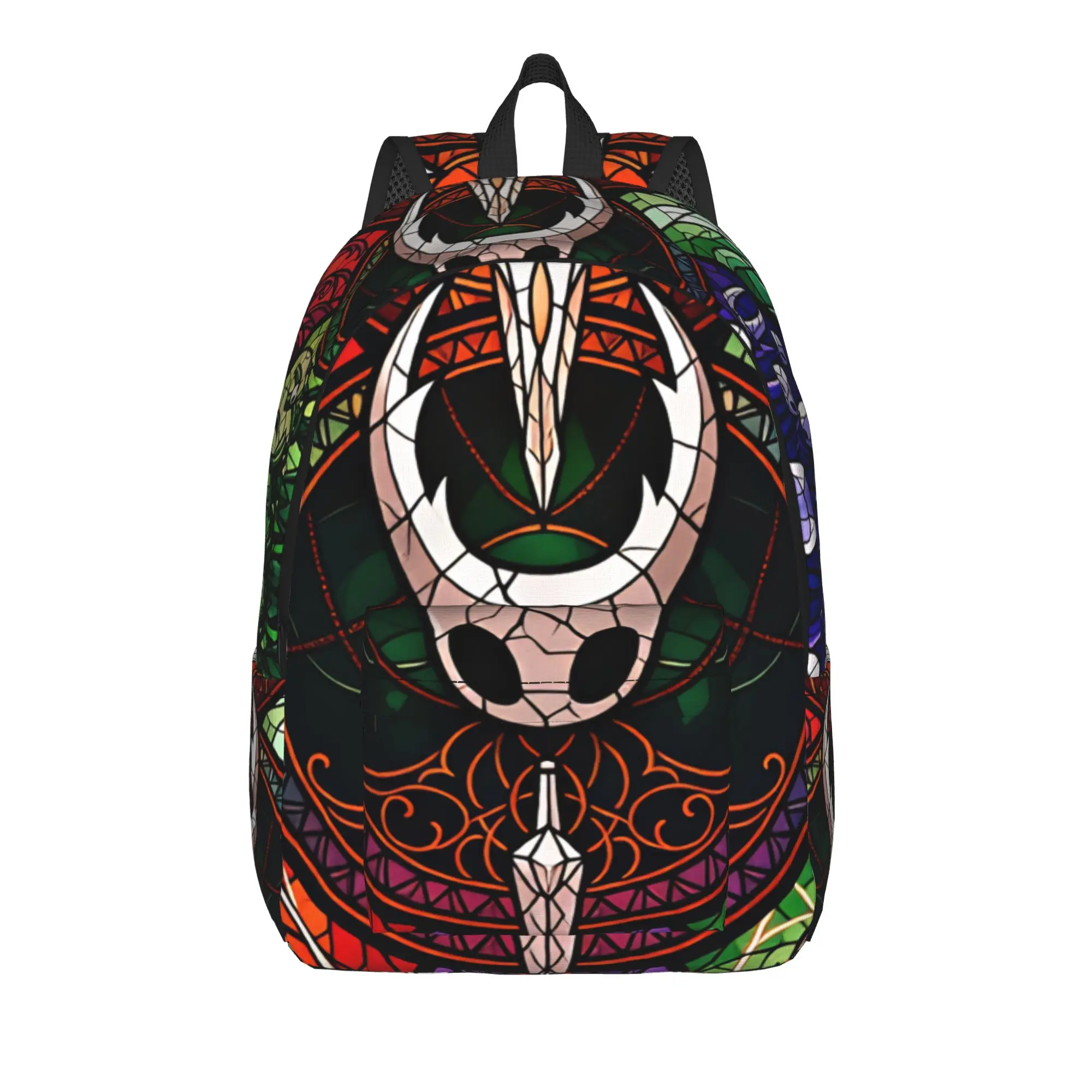 Hornet Hollow Knight Silksong  Backpack  Daily Backpacks Men Kawaii High School Bags Colorful Pattern Rucksack