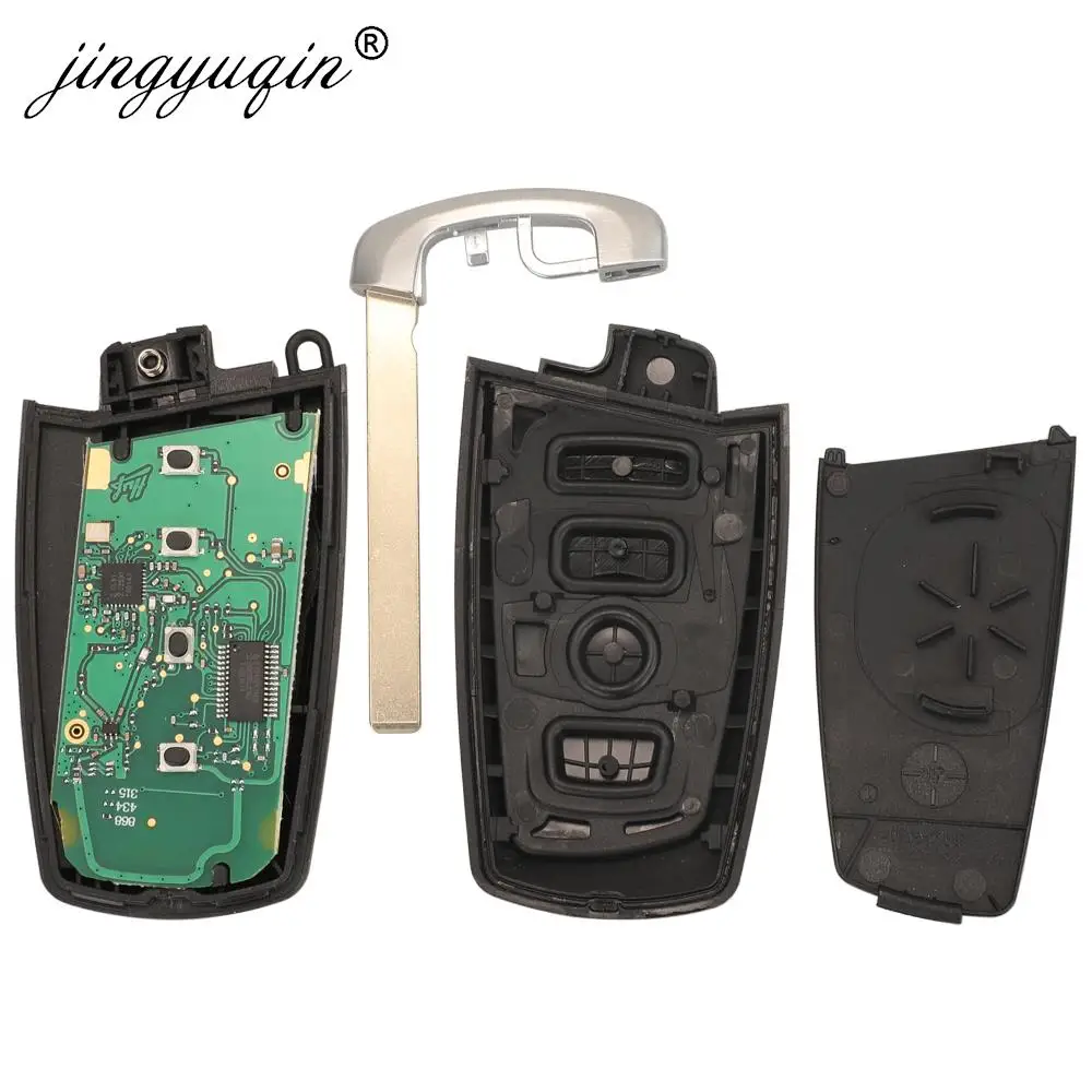 Clé intelligente KeylessGo | 315/433/868Mhz, télécommande, pour BMW 3 5 7 séries 2009-2016, système CAS4 F, porte-clés KR55WK49863 pcf7945