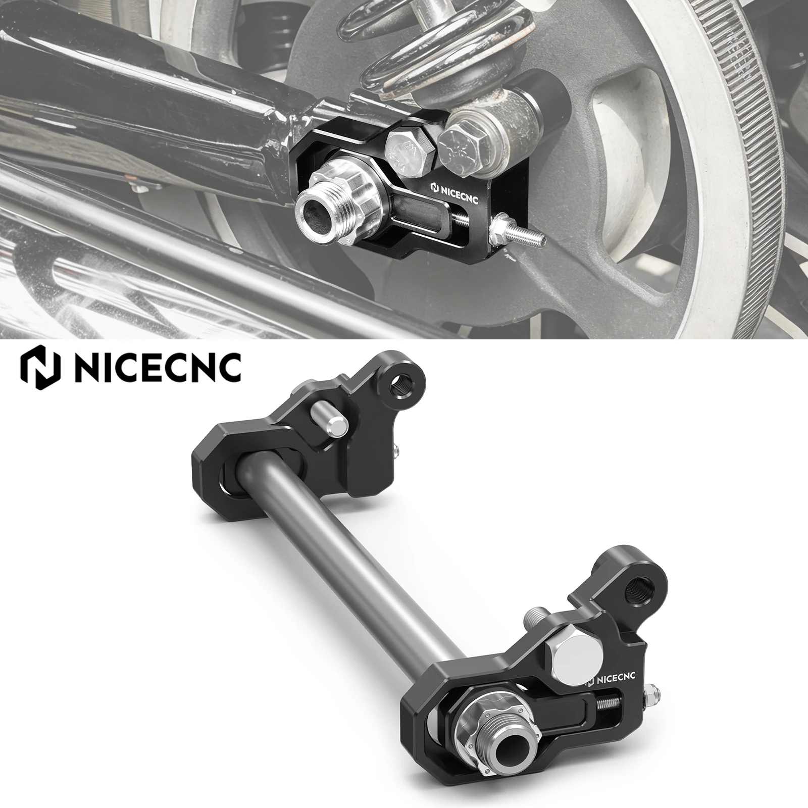 For Harley Street Glide FLHX /Special FLHXS Road Glide FLTR FLTRX /Special FLTRXS Road King	FLHR Rear Axle Block Adjuster Kit