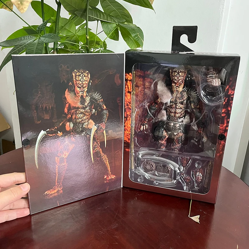 NECA Figure Ultimate Snake Predator 2 Battle Drmaced Action Figure Model Toys Joint Movable Doll Birthday Present For Kids