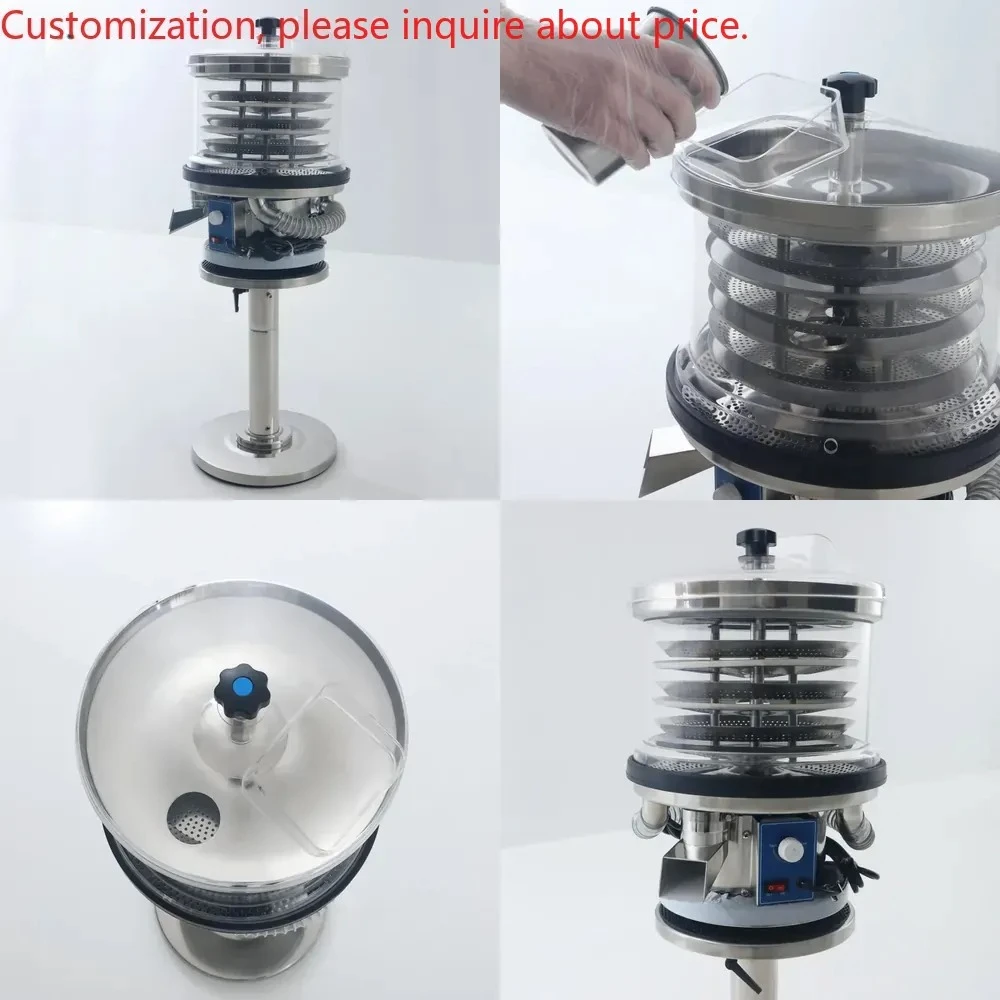 Down Rotation Tablet Sieving Machine of Powder Powder Handling for Tablet Deduster SZ300