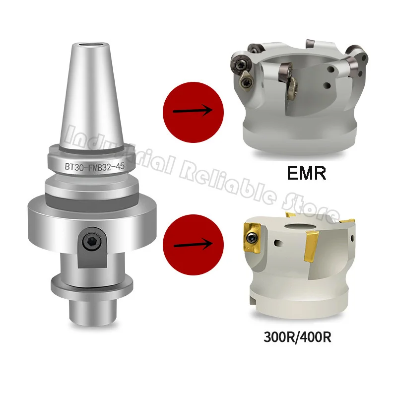 BT30 BT40-FMB16 FMB22 FMB27 FMB32 FMB40 Face Milling Tool Holder Metric Planar Milling Tool Handle BT30 BT40 CNC Tool Holder