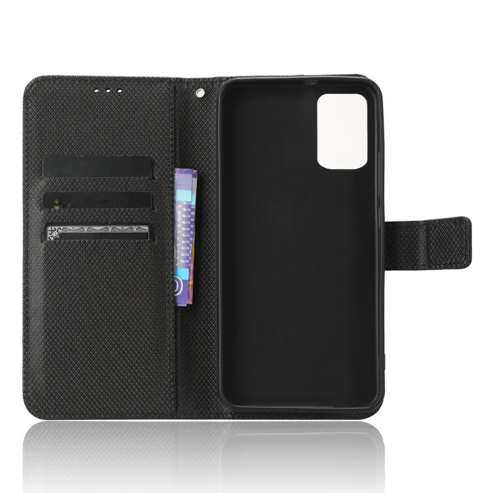 Para TCL 403 408 funda de lujo con patrón de diamante piel PU funda tipo billetera de cuero con soporte para TCL 403 408 TCL403 TCL408 bolsa de teléfono