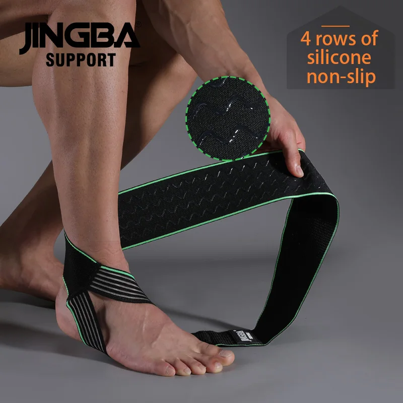 JINGBA SUPPORT 1 PCS Protective Tobillera para esguinces de tobillo Football Ankle Support Basketball Brace Compression