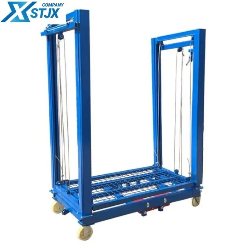 Electric scaffolding indoor and outdoor construction site decoration folding remote control automatic lift